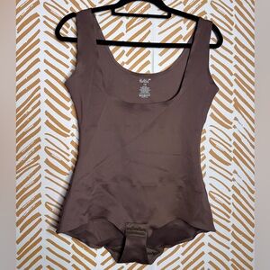 Seamless Wide Neck Shapewear Tank Bodysuit